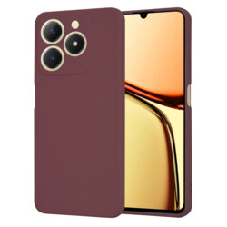 Husa silicon Realme C61 Techsuit SoftFlex, bordo