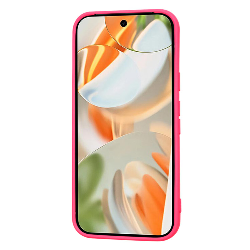 Husa silicon Google Pixel 9 Pro Techsuit SoftFlex, fucsia