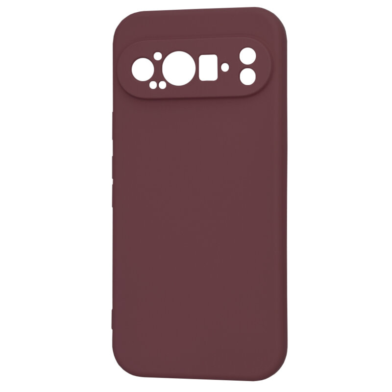 Husa silicon Google Pixel 9 Pro Techsuit SoftFlex, bordo