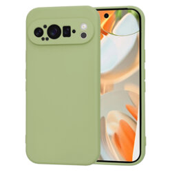 Husa silicon Google Pixel 9 Pro Techsuit SoftFlex, verde