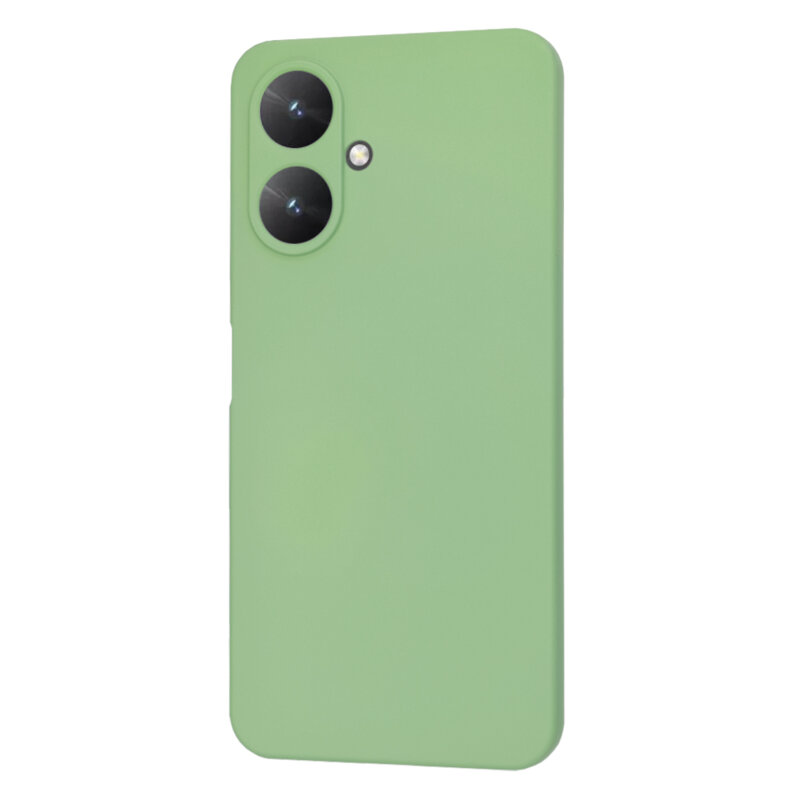 Husa silicon Xiaomi Redmi 13C 5G Techsuit SoftFlex, verde deschis