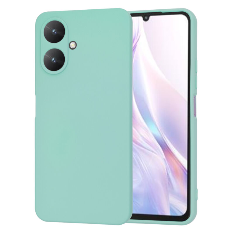 Husa silicon Xiaomi Redmi 13C 5G Techsuit SoftFlex, turcoaz