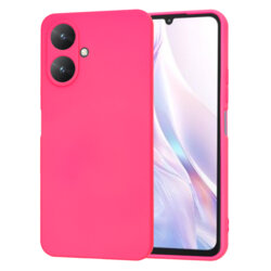 Husa silicon Xiaomi Redmi 13C 5G Techsuit SoftFlex, fucsia