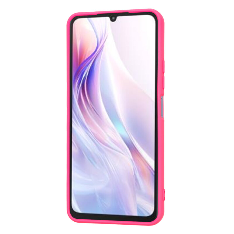 Husa silicon Xiaomi Redmi 13C 5G Techsuit SoftFlex, fucsia