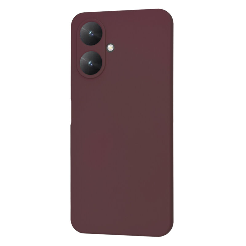 Husa silicon Xiaomi Redmi 13C 5G Techsuit SoftFlex, bordo