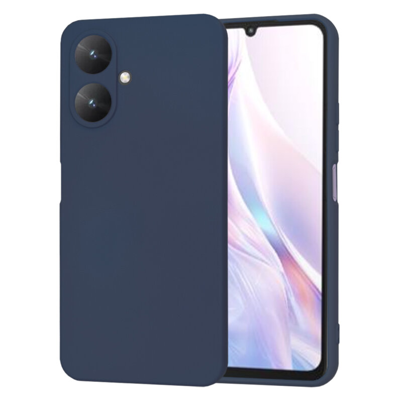 Husa silicon Xiaomi Redmi 13C 5G Techsuit SoftFlex, bleumarin
