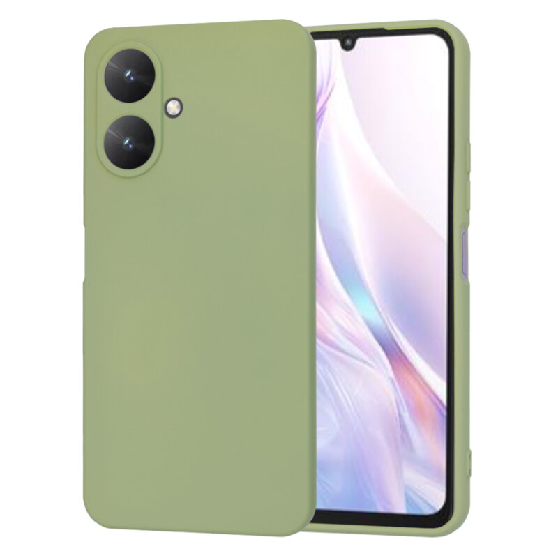 Husa silicon Xiaomi Redmi 13C 5G Techsuit SoftFlex, verde