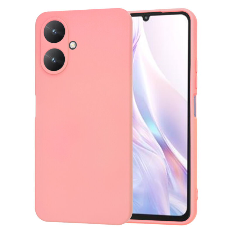 Husa silicon Xiaomi Redmi 13C 5G Techsuit SoftFlex, roz