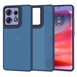 Husa Motorola Edge 50 Pro Techsuit HaloFrost Series, bleumarin