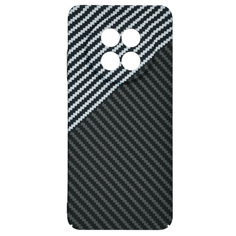 Husa Realme 12x Techsuit Carbonite FiberShell, gri