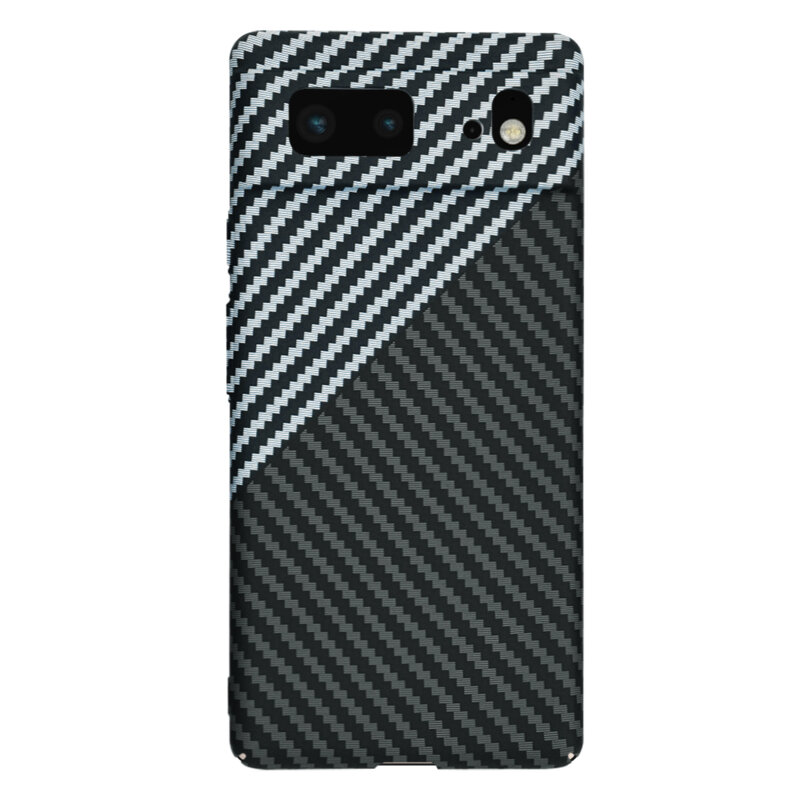 Husa Google Pixel 6 Techsuit Carbonite FiberShell, gri