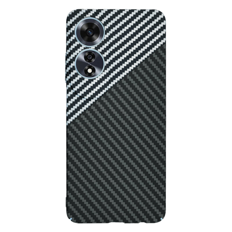 Husa Oppo A60 4G Techsuit Carbonite FiberShell, gri