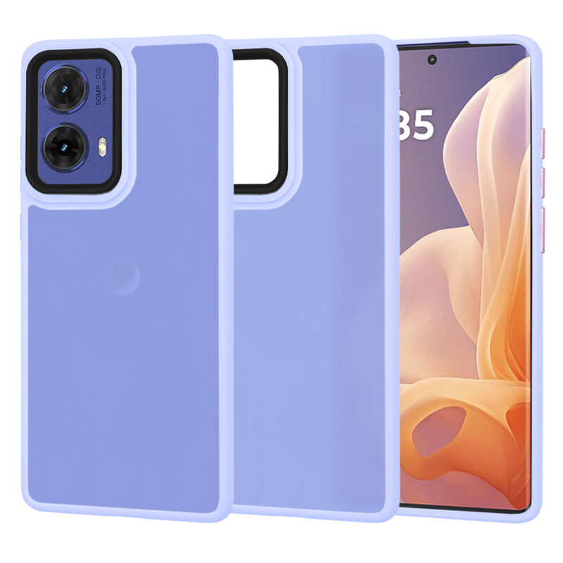 Husa Motorola Moto G85 Techsuit HaloFrost Series, mov deschis