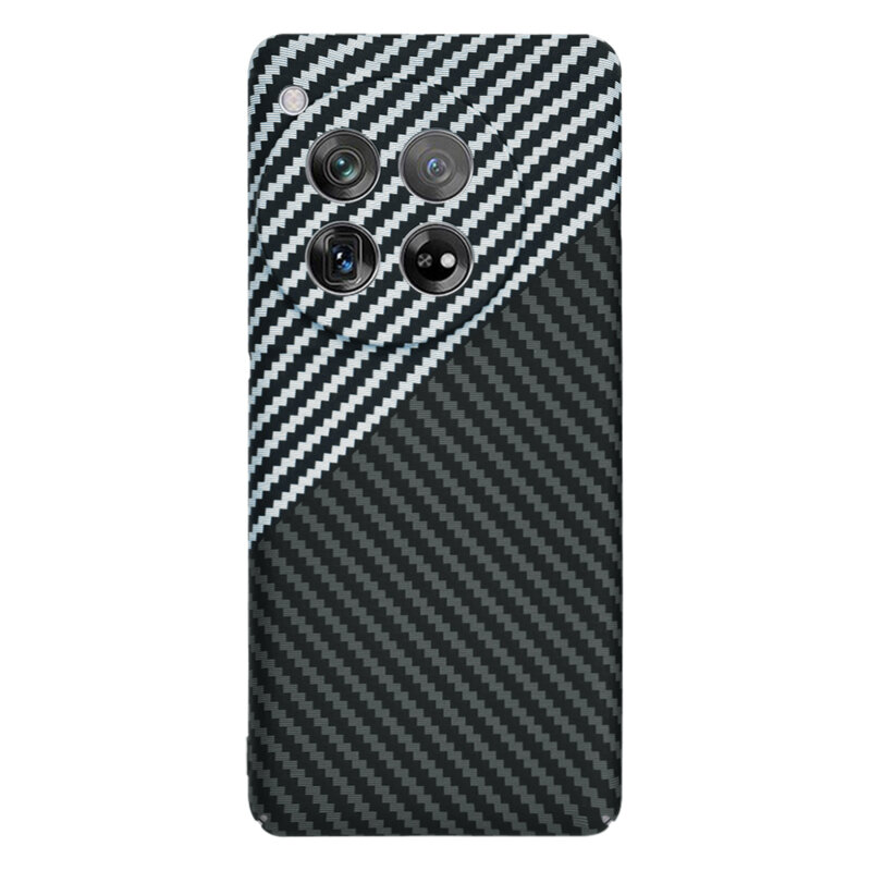Husa OnePlus 12 Techsuit Carbonite FiberShell, gri