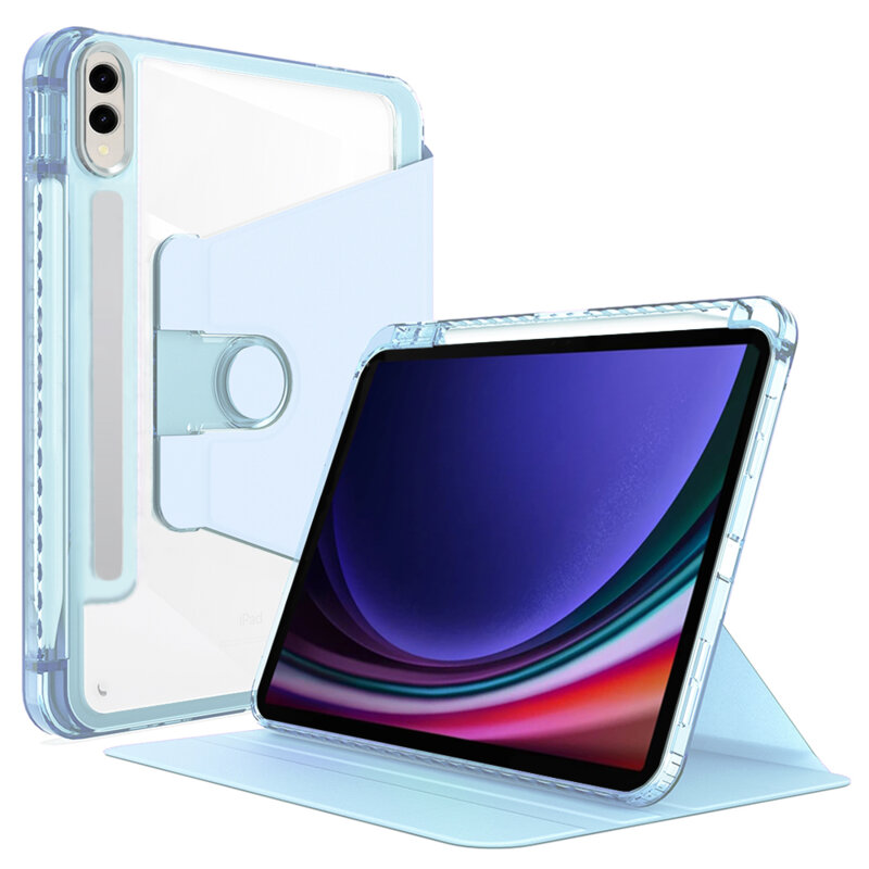 Husa Samsung Galaxy Tab S10 Plus Techsuit Crystal Vision, bleu