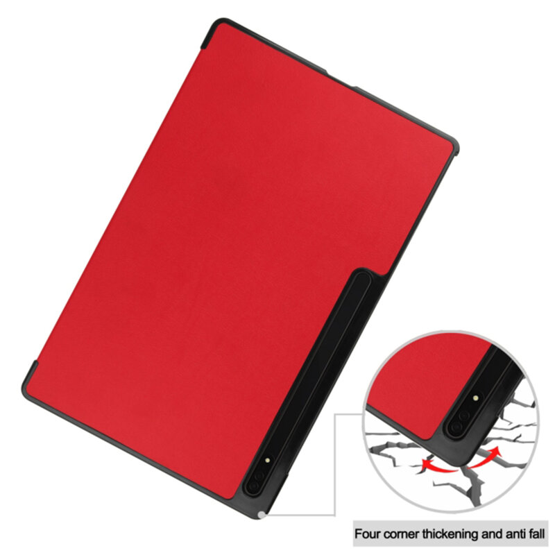 Husa Samsung Galaxy Tab S10 Plus Techsuit FoldPro, rosu