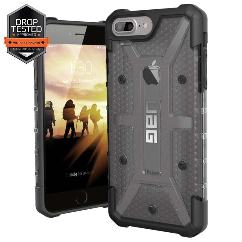 Husa iPhone 7 transparenta UAG Plasma, cenusiu