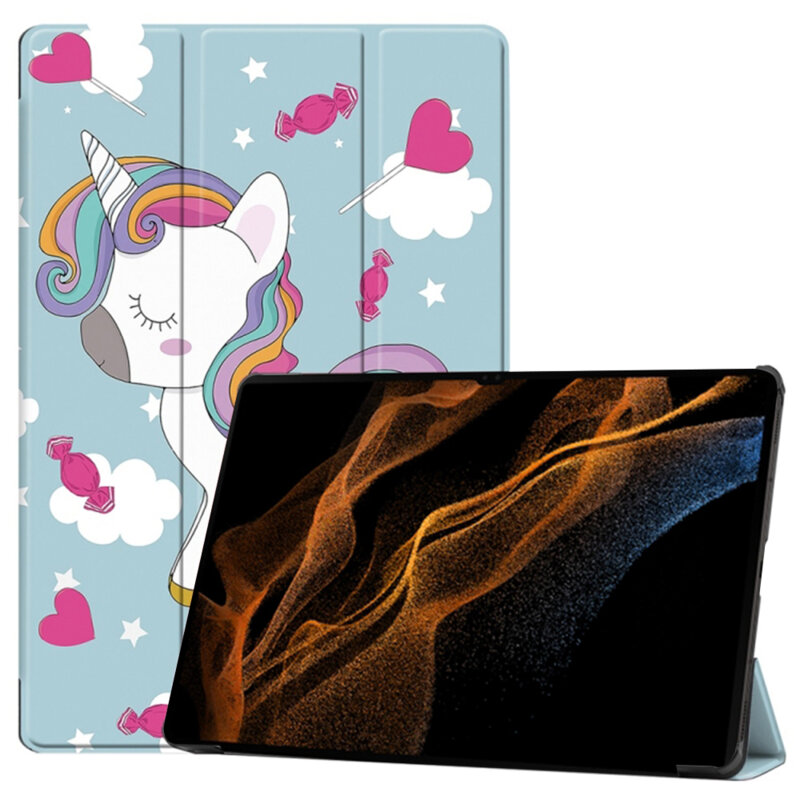 Husa Samsung Galaxy Tab S10 Ultra Techsuit FoldPro, Unicorn