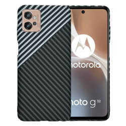 Husa Motorola Moto G32 Techsuit Carbonite FiberShell, gri