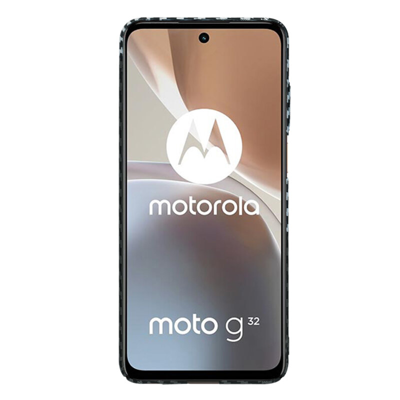 Husa Motorola Moto G32 Techsuit Carbonite FiberShell, gri