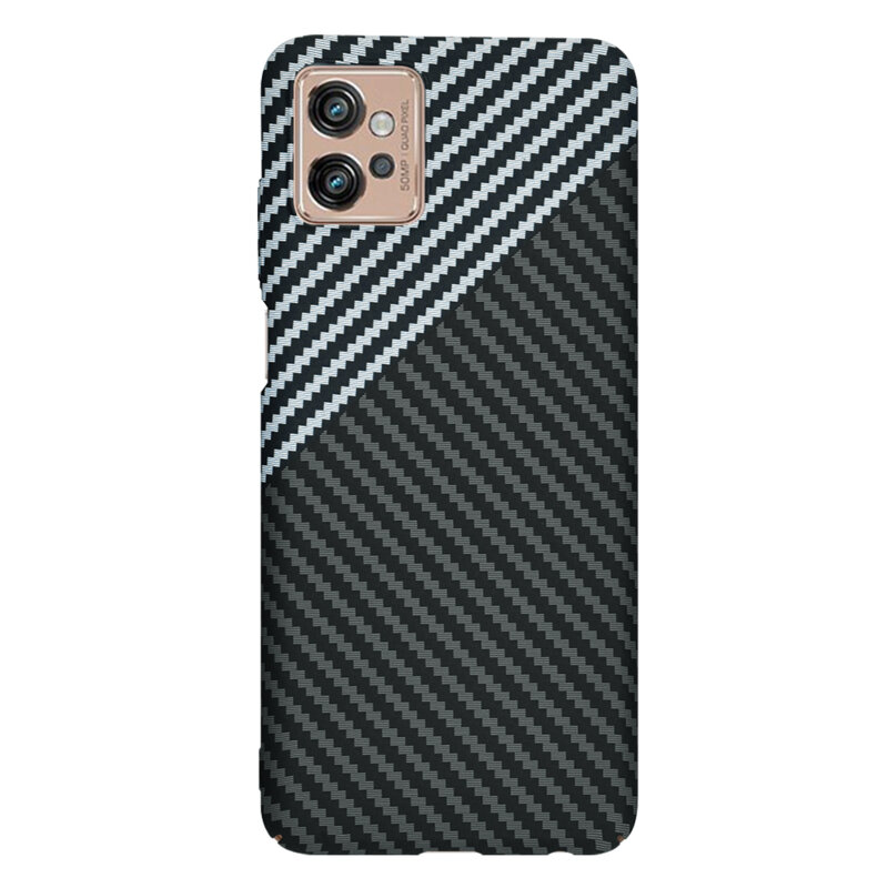 Husa Motorola Moto G32 Techsuit Carbonite FiberShell, gri