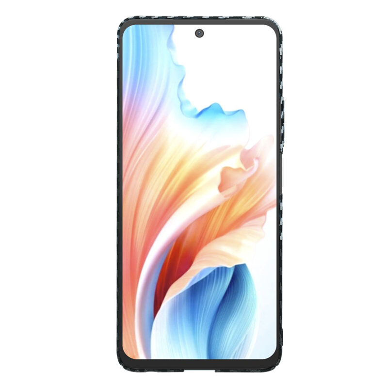 Husa Oppo A79 5G Techsuit Carbonite FiberShell, gri