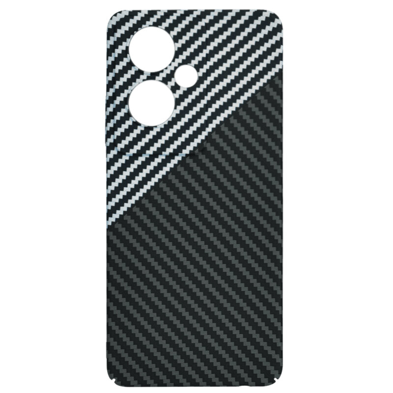 Husa Oppo A79 5G Techsuit Carbonite FiberShell, gri