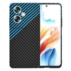 Husa Oppo A79 5G Techsuit Carbonite FiberShell, bleu
