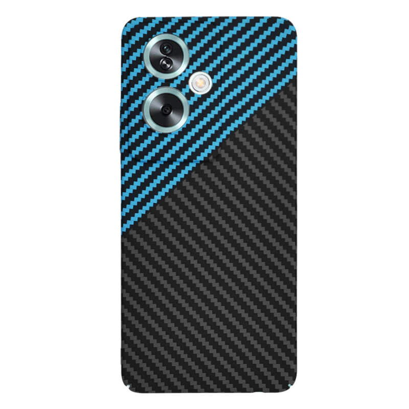 Husa Oppo A79 5G Techsuit Carbonite FiberShell, bleu