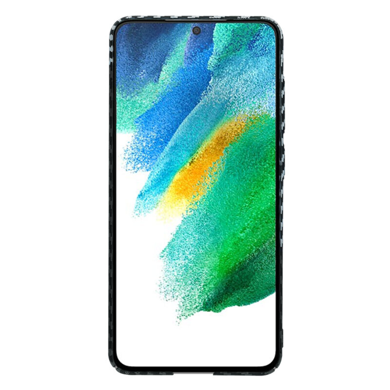 Husa Samsung Galaxy S21 FE 5G Techsuit Carbonite FiberShell, gri