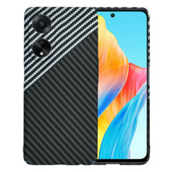 Husa Oppo A98 5G Techsuit Carbonite FiberShell, gri