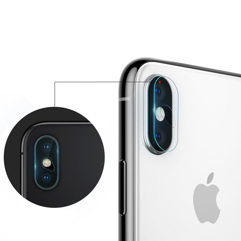 Pachet Sticla Securizata Camera Spate iPhone X, iPhone 10 Ringke ID Defender