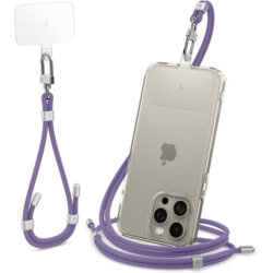 Snur, lanyard pentru telefon Spigen, universal, mov