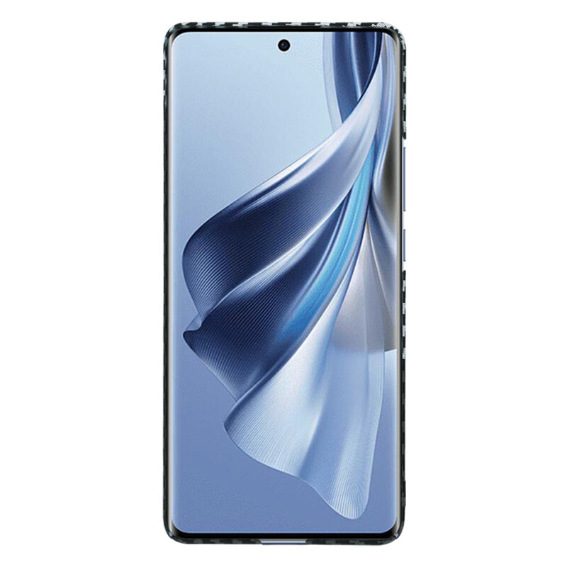 Husa Oppo Reno10 Techsuit Carbonite FiberShell, gri