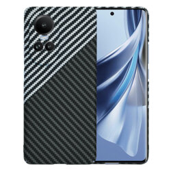 Husa Oppo Reno10 Pro Techsuit Carbonite FiberShell, gri