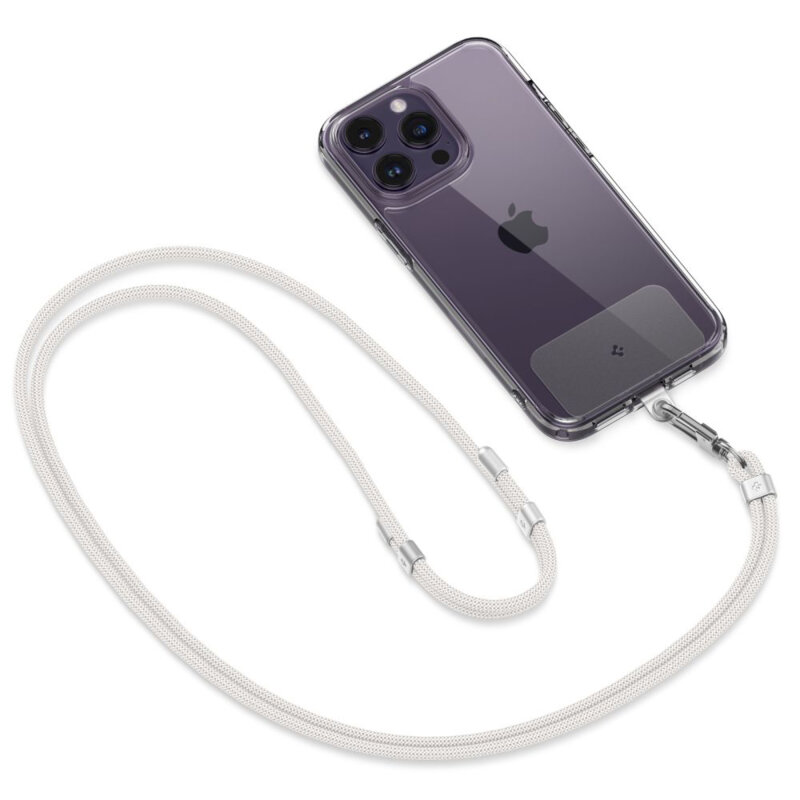 Snur, lanyard pentru telefon Spigen, universal, alb