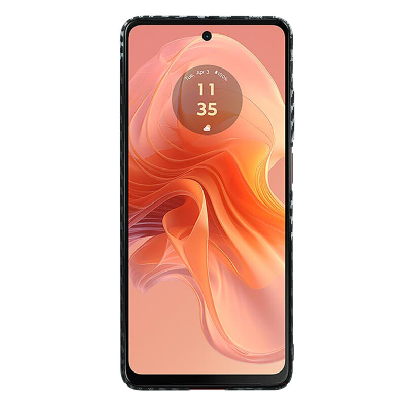 Husa Motorola Moto G24 Techsuit Carbonite FiberShell, gri