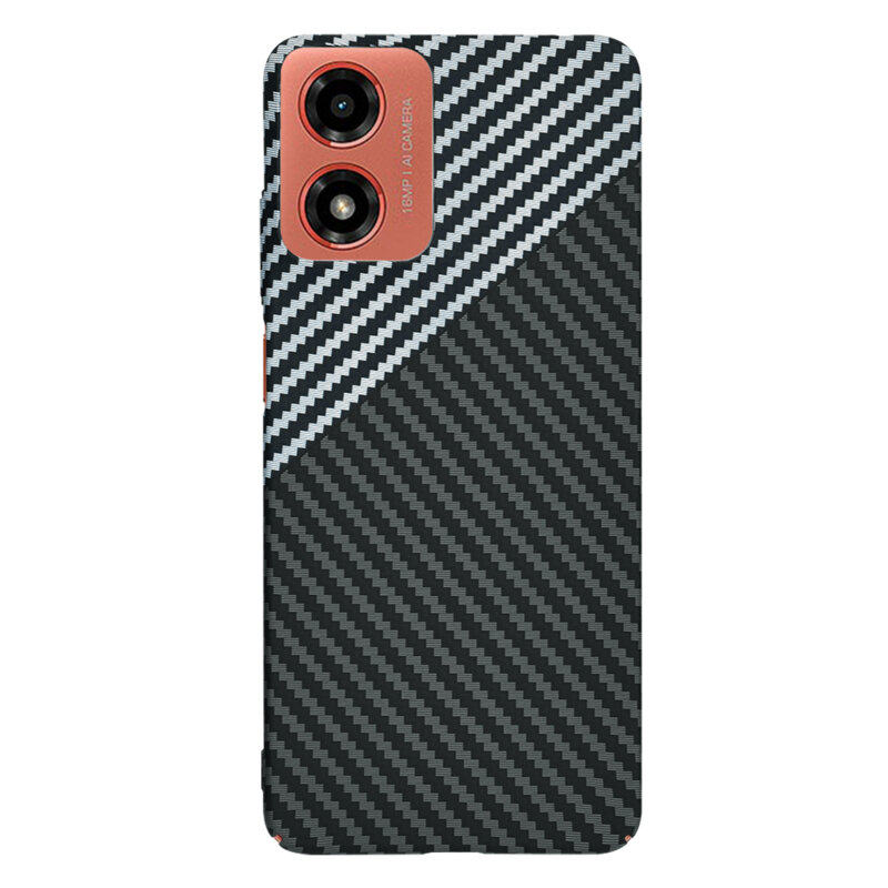 Husa Motorola Moto G24 Techsuit Carbonite FiberShell, gri