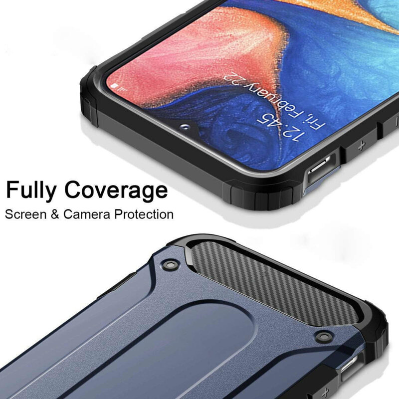 Husa Samsung Galaxy A40 Techsuit Hybrid Armor, negru
