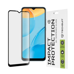 Folie sticla Oppo A15 Techsuit 111D Full Glue Full Cover, negru