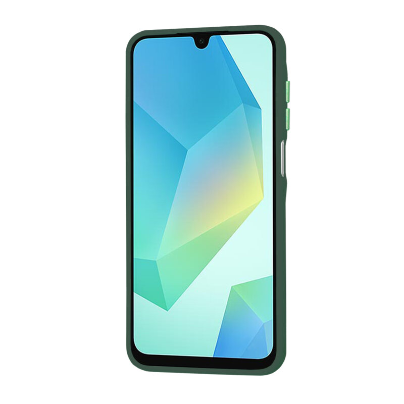 Husa Samsung Galaxy A16 Techsuit HaloFrost Series, verde inchis