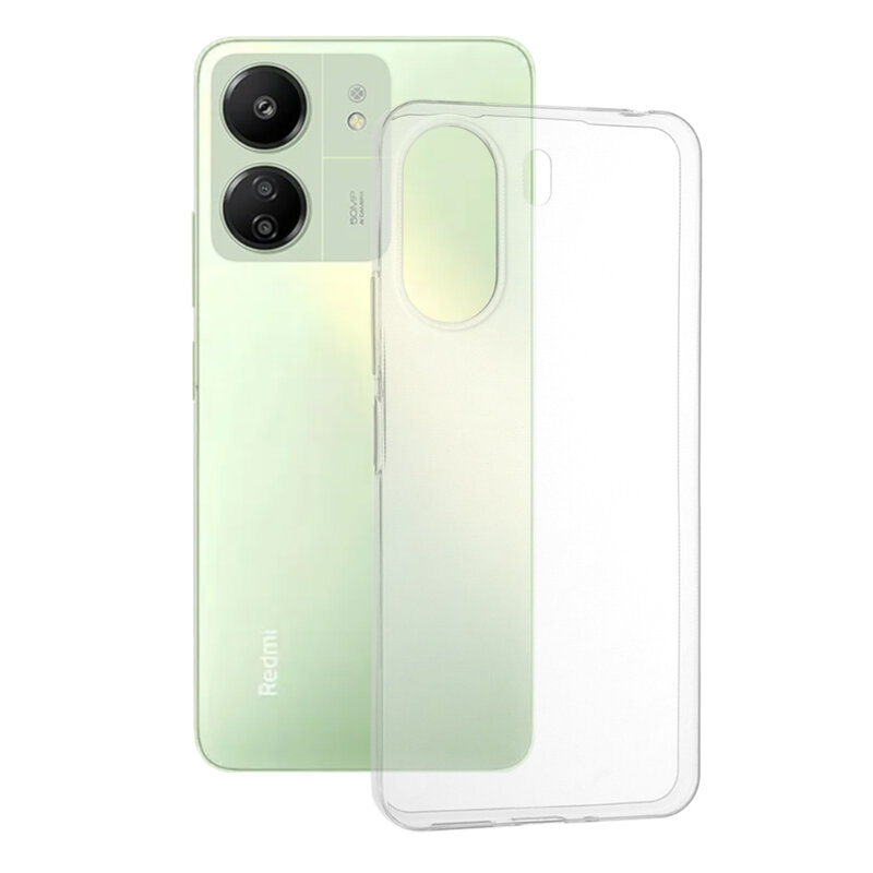 Husa Xiaomi Redmi 13C 4G Techsuit Clear Silicone, transparenta