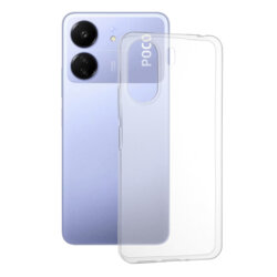 Husa Xiaomi Poco C65 Techsuit Clear Silicone, transparenta