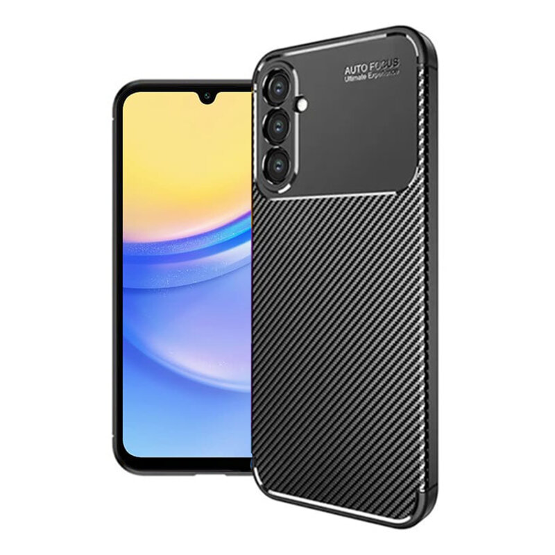 Husa Samsung Galaxy A16 5G Techsuit CarbonFiber, negru