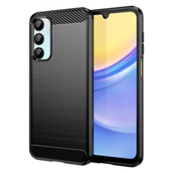 Husa Samsung Galaxy A16 5G Techsuit Carbon Silicone, negru