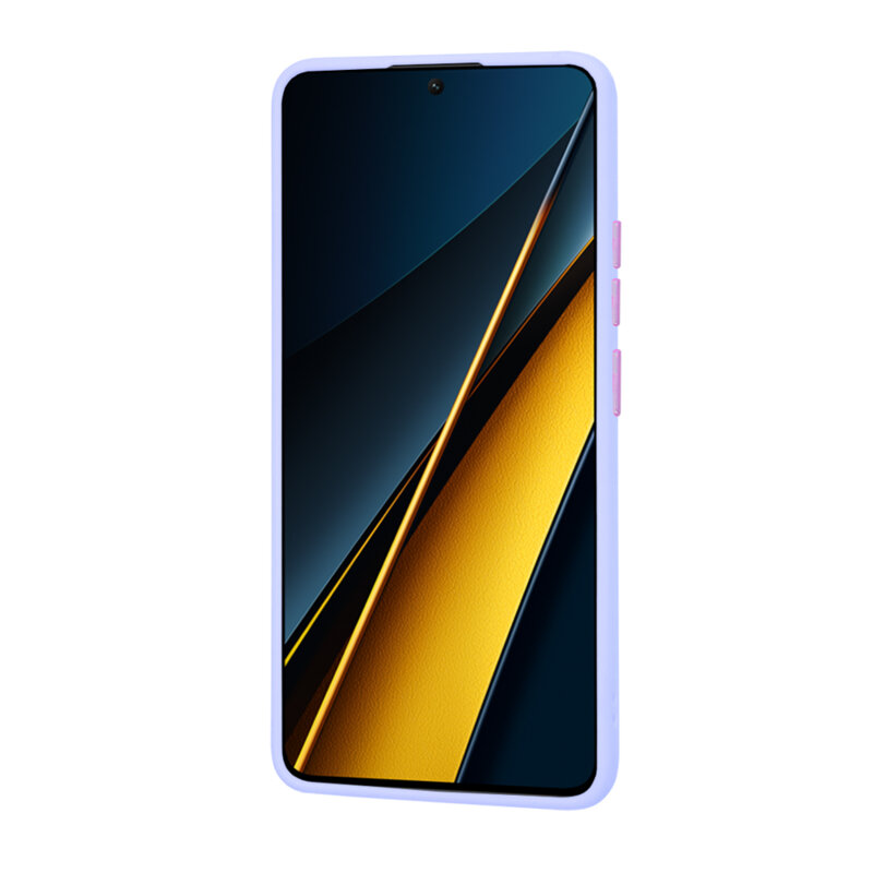 Husa Xiaomi Poco X6 Pro Techsuit HaloFrost Series, mov deschis