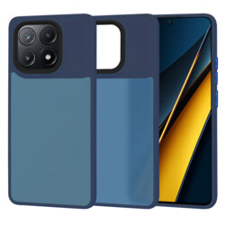 Husa Xiaomi Poco X6 Pro Techsuit HaloFrost Series, bleumarin