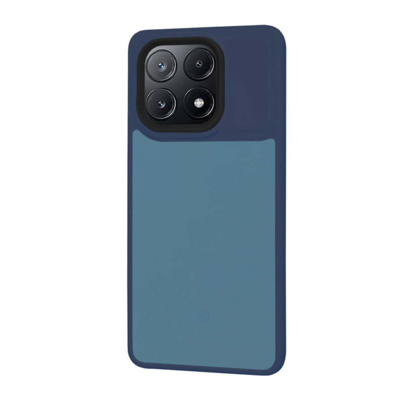 Husa Xiaomi Poco X6 Pro Techsuit HaloFrost Series, bleumarin