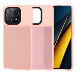Husa Xiaomi Poco X6 Pro Techsuit HaloFrost Series, roz