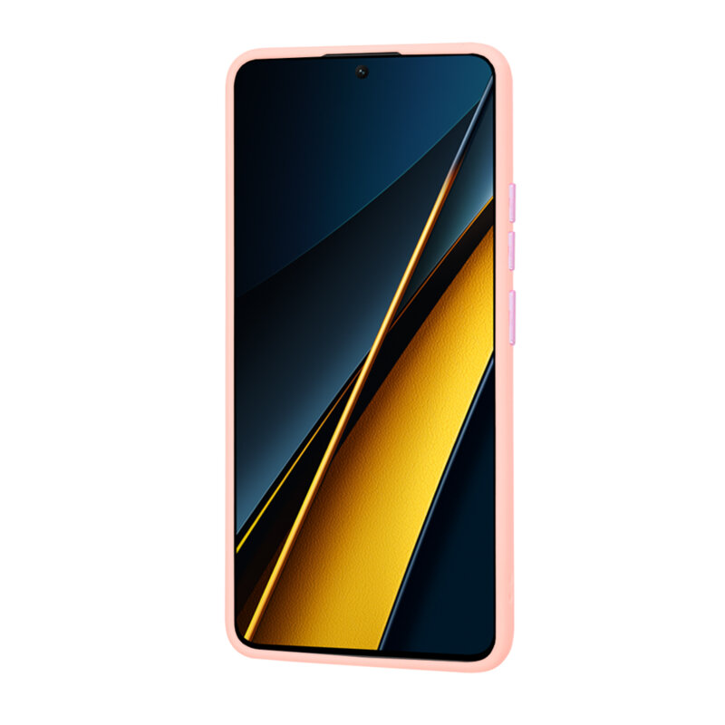 Husa Xiaomi Poco X6 Pro Techsuit HaloFrost Series, roz